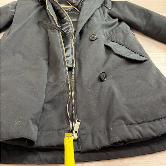 [Massimo Dutti] Black Hooded Puffer Jacket - Picture 16 of 16